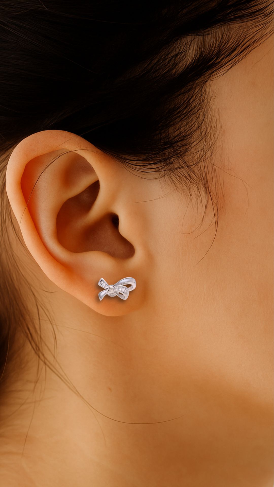 Twilight Bow Luxe Ear Studs
